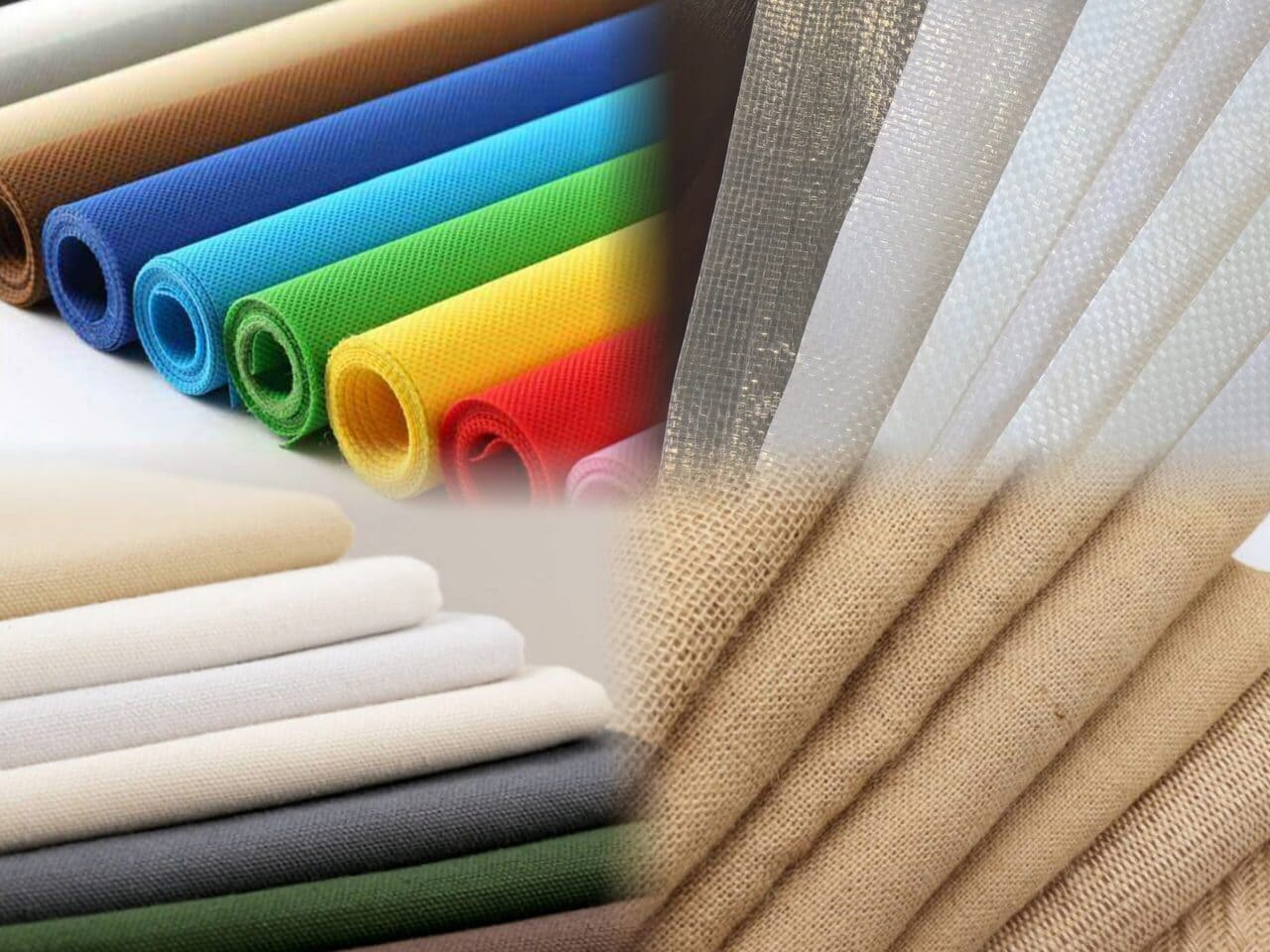 Cotton fabric material options including canvas and organic cotton