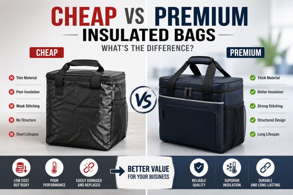 Cheap vs Premium Insulated Bags: What’s the Difference?