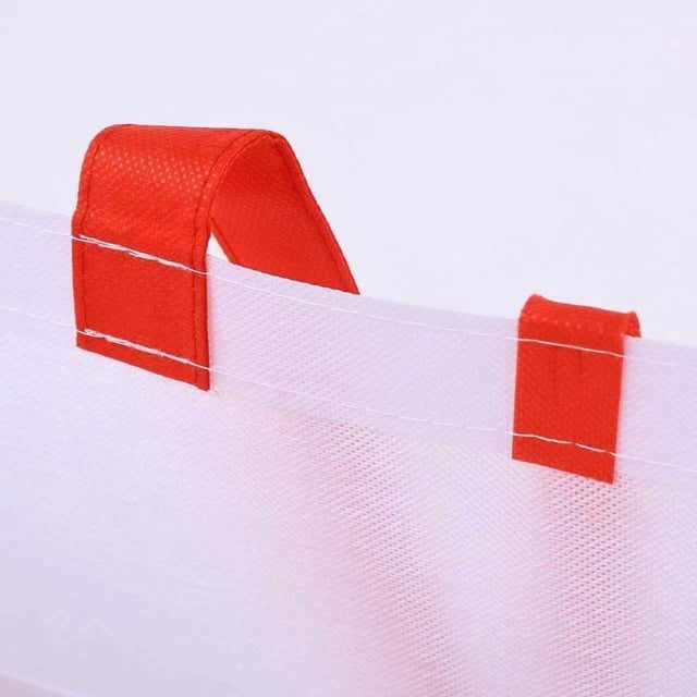 Close-up texture of non-woven fabric