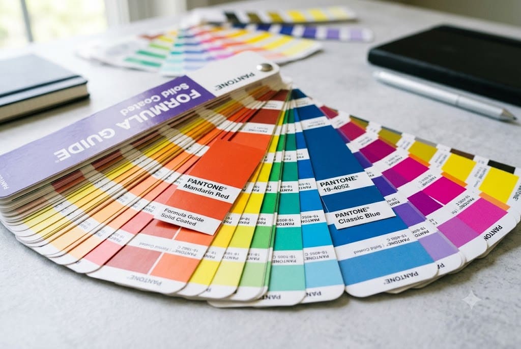 Color swatches and Pantone color matching for non-woven bags