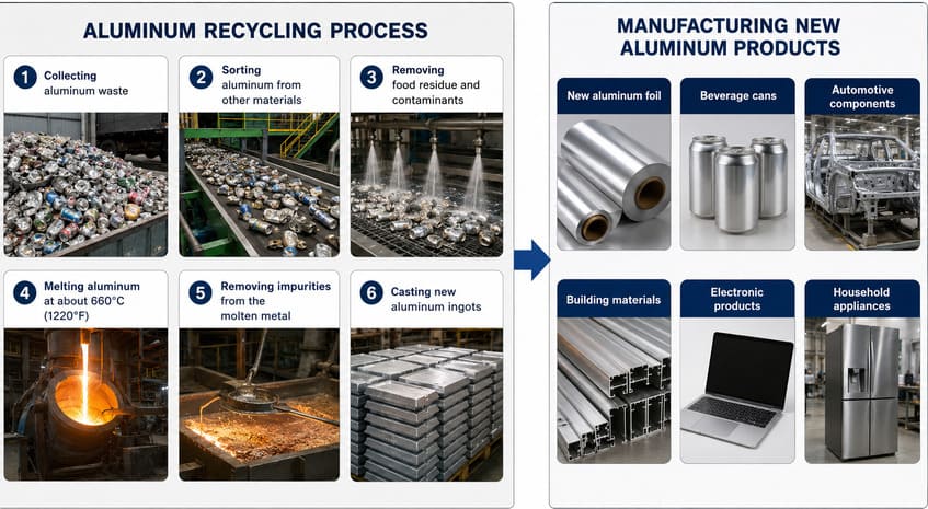 Aluminum recycling process
