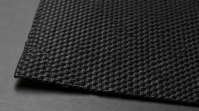 Close-up of nylon fabric weave