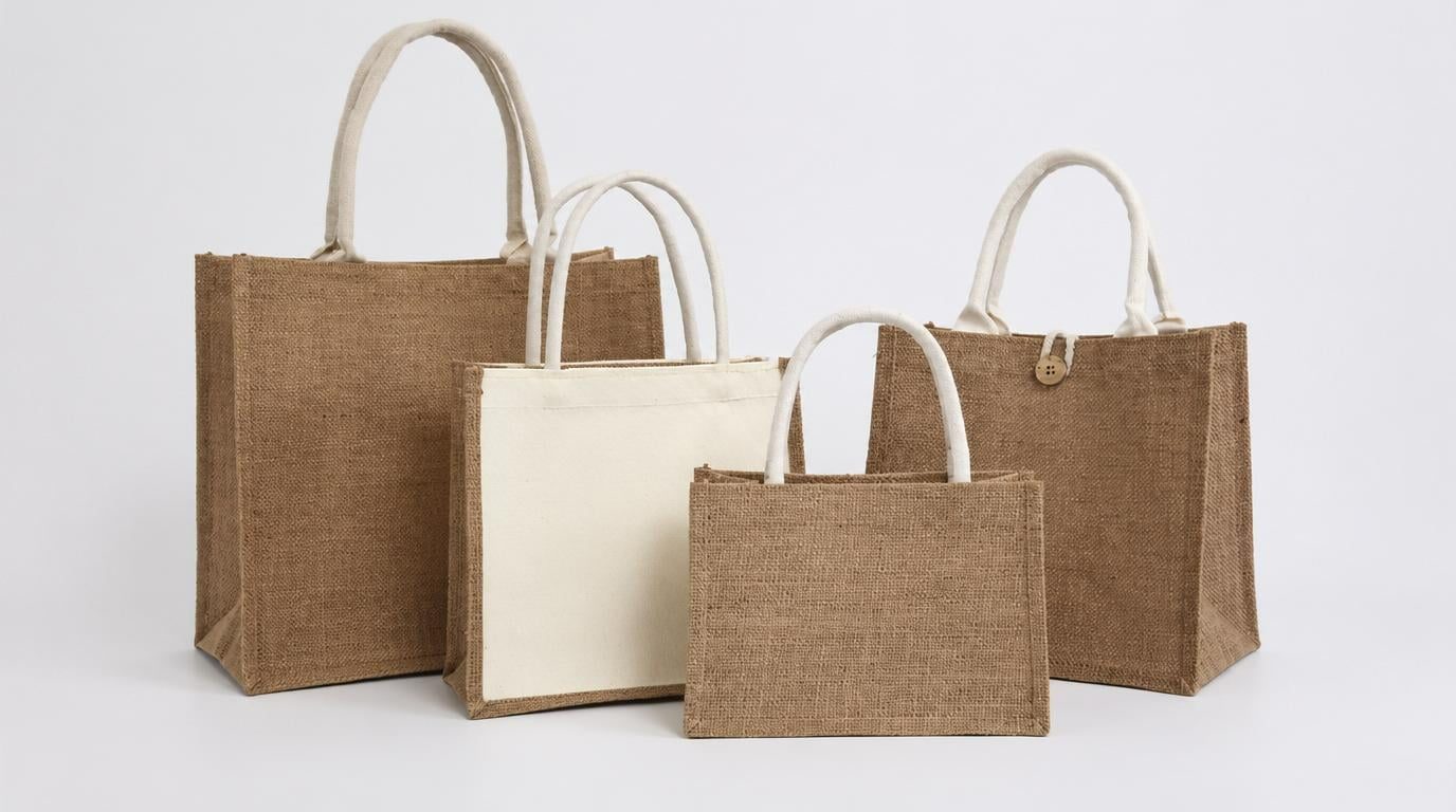 Ecobaggo jute bag production line in Wenzhou, China