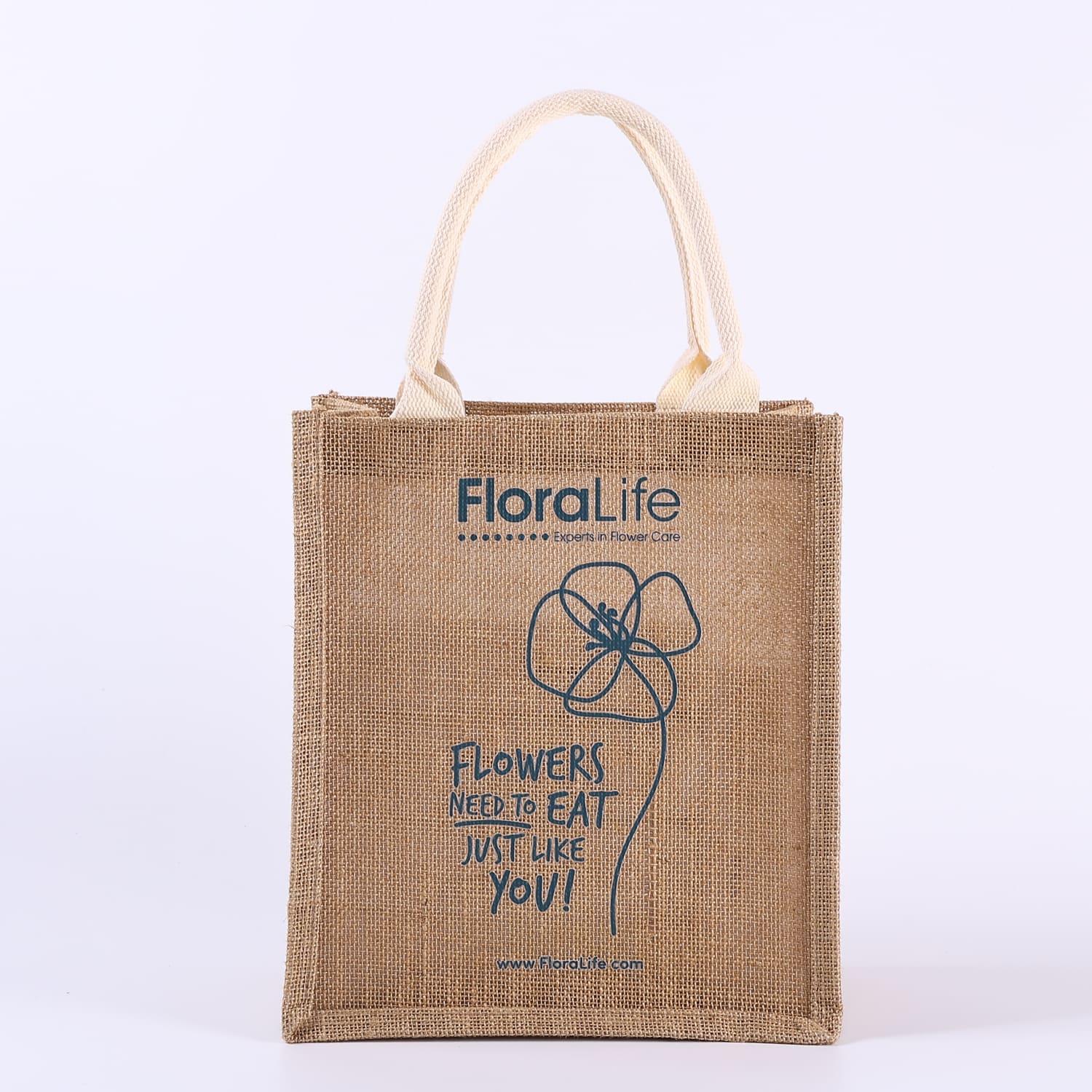 Custom Color Jute Shopping Bag
