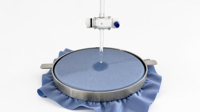 Water droplet on Nylon fabric