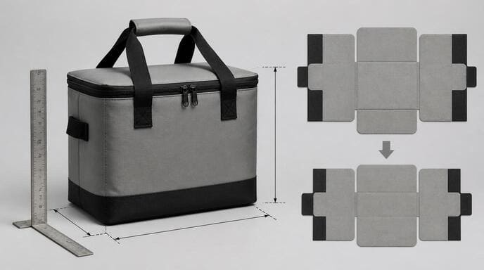 Optimized cooler bag sizes