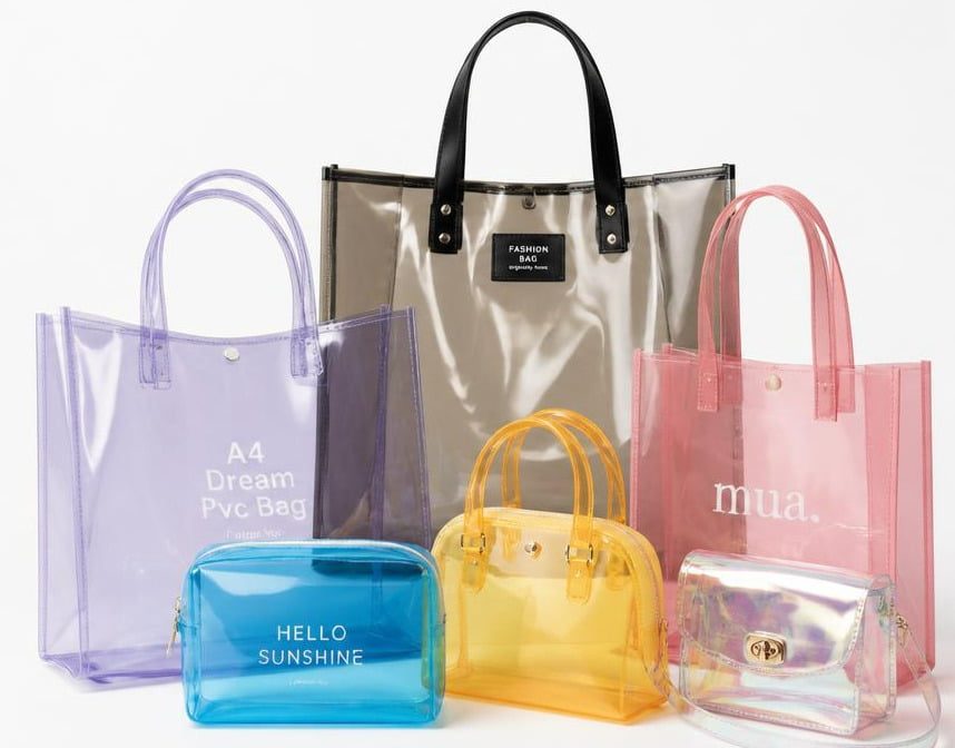 Highly customizable PVC bag with custom printing