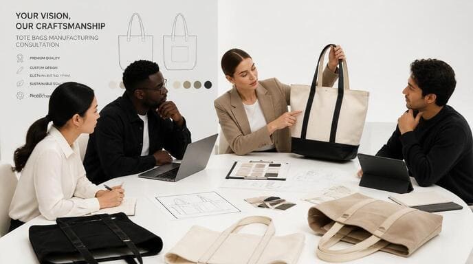 Professional large tote bag manufacturer consultation