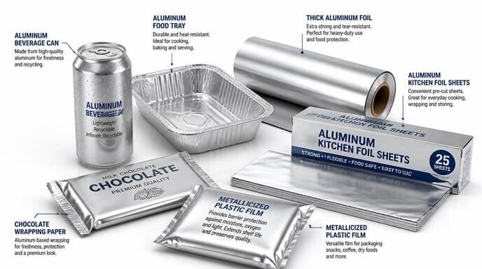 Recyclable aluminum products