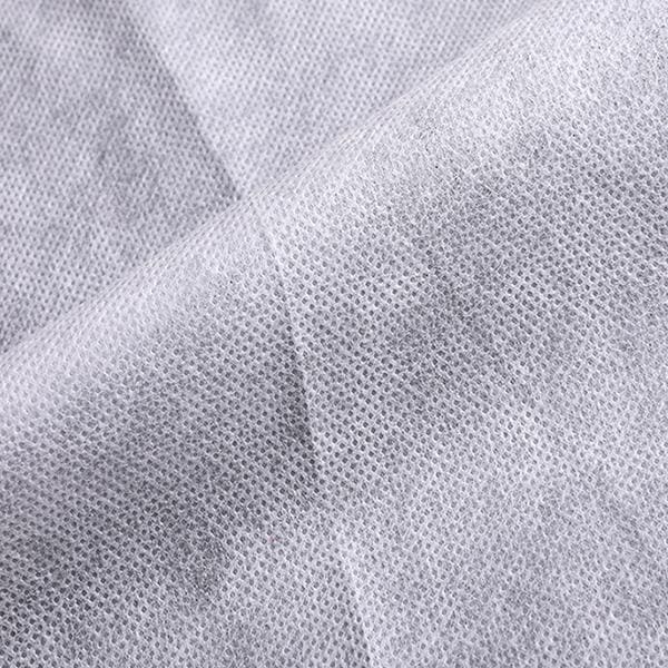 Close-up of recycled PP non-woven fabric texture