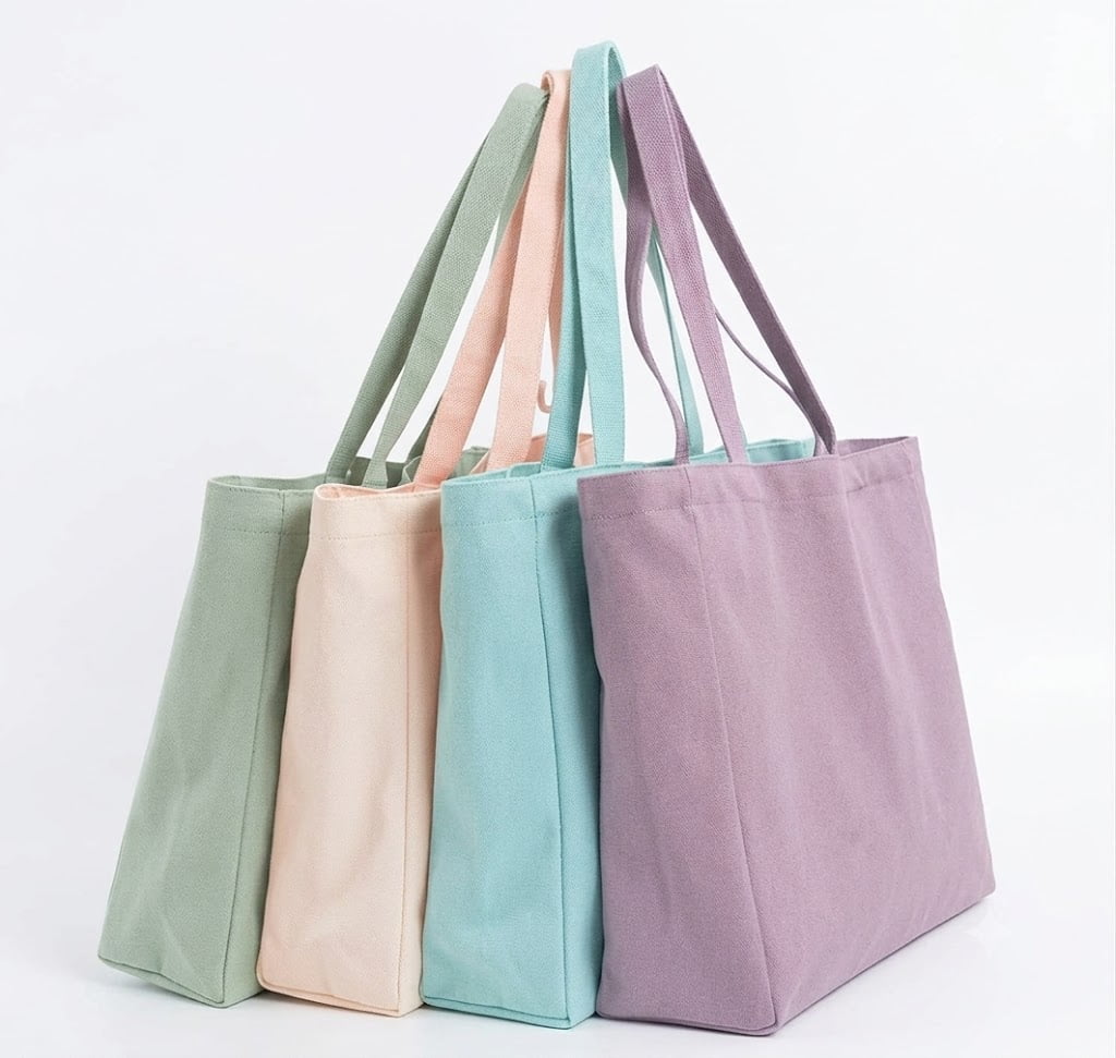 Pigment Dyed Cotton Shopping Bags