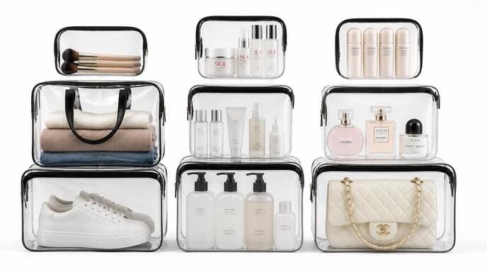 Clear PVC bags wholesale products