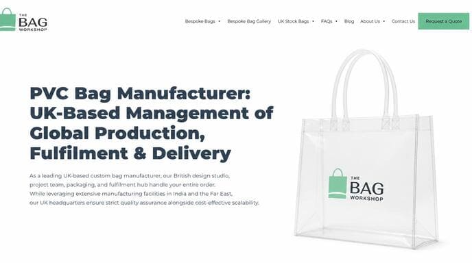 The Bag Workshop PVC Bags