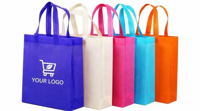 Custom polypropylene reusable shopping bags