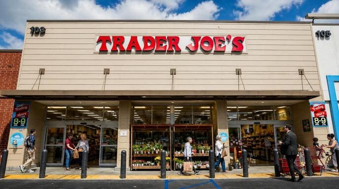 Trader Joe's grocery store exterior and shopping environment